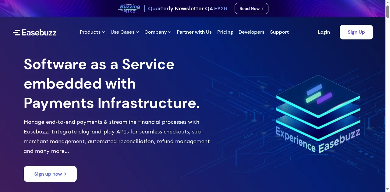 Preview of easebuzz.in