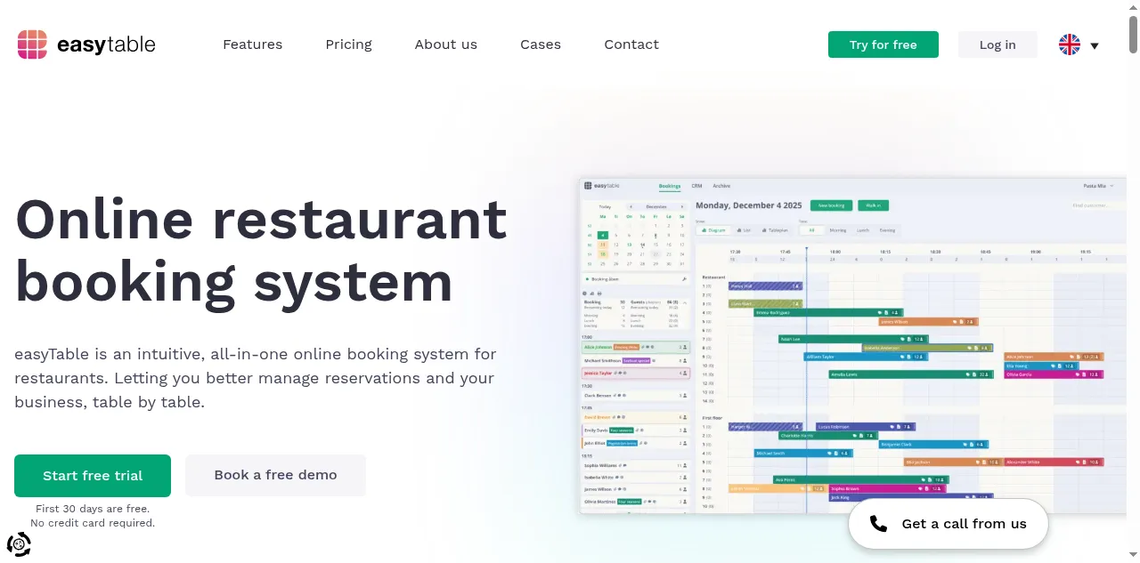 Preview of easytable.com