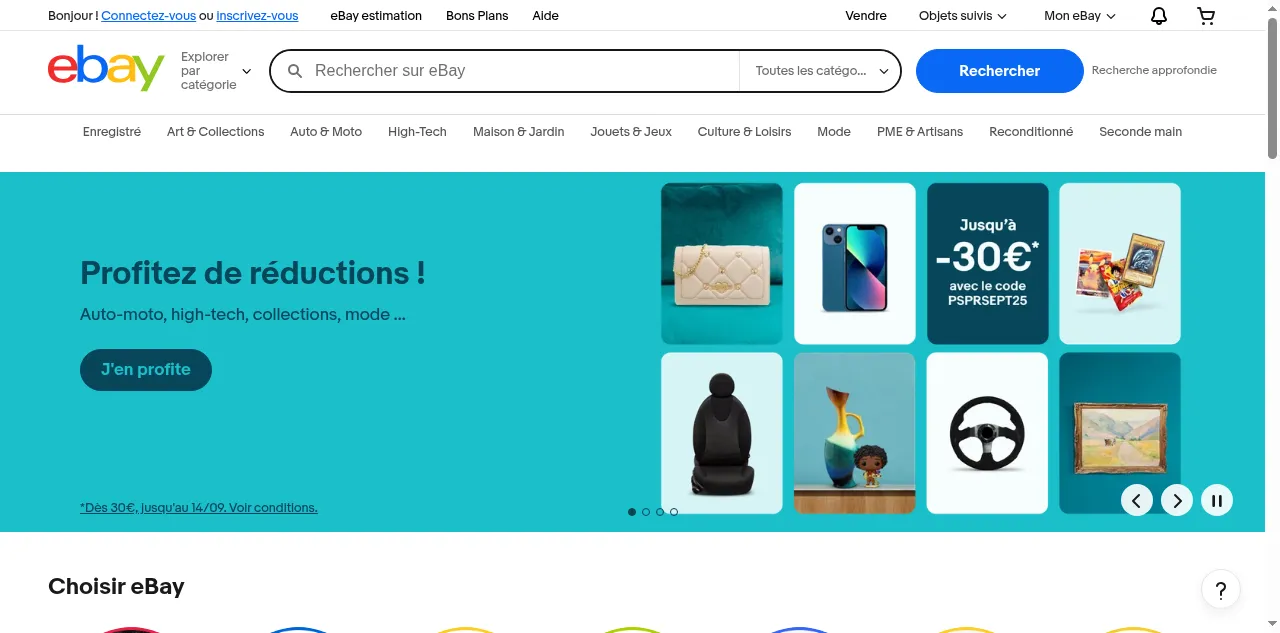 Preview of ebay.fr