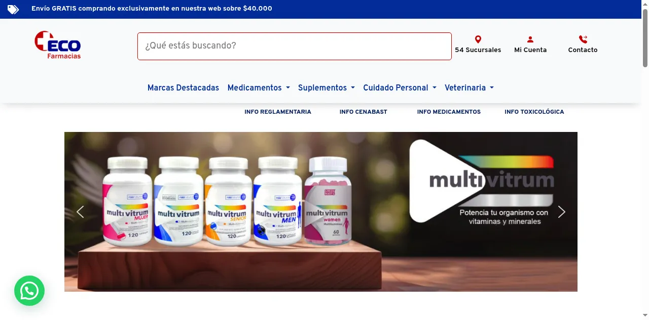Preview of ecofarmacias.cl