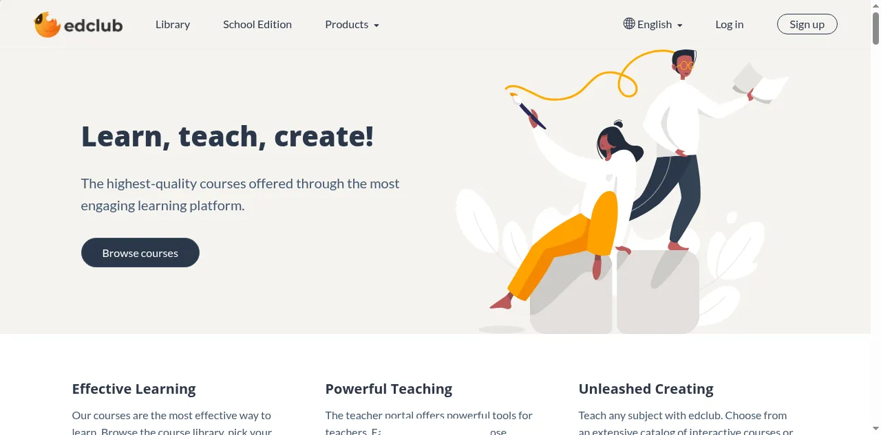 Preview of edclub.com