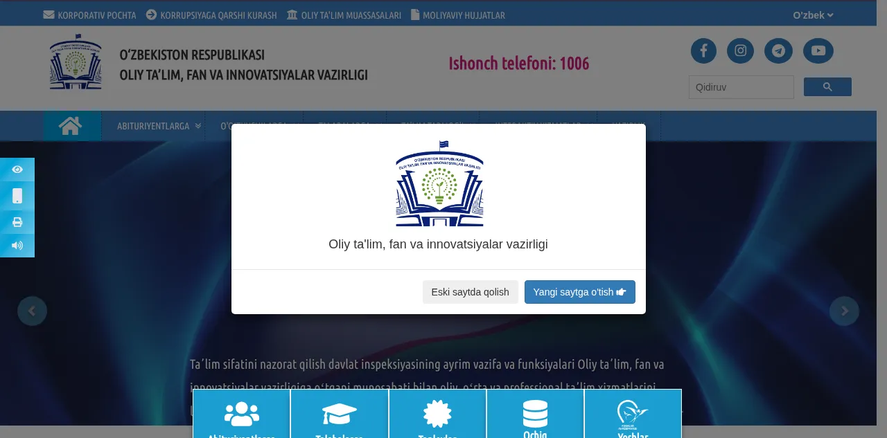 Preview of edu.uz