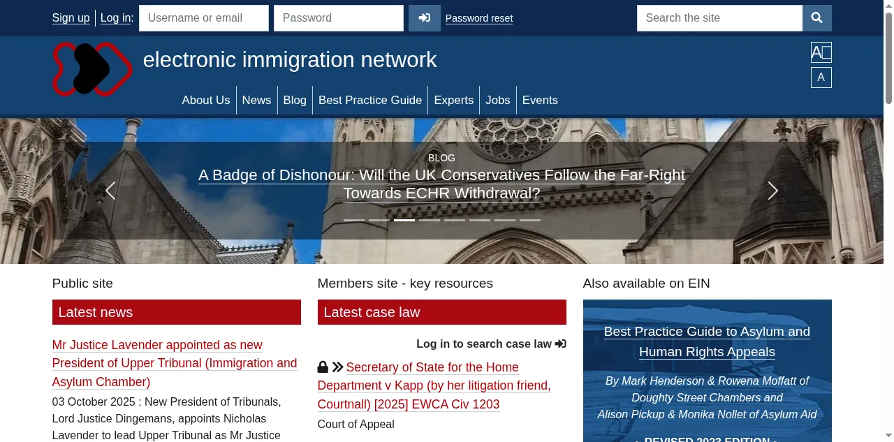 Preview of ein.org.uk