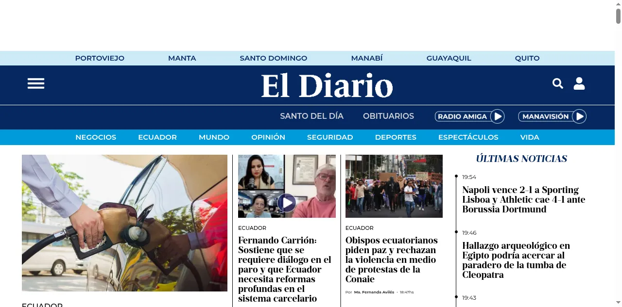 Preview of eldiario.ec