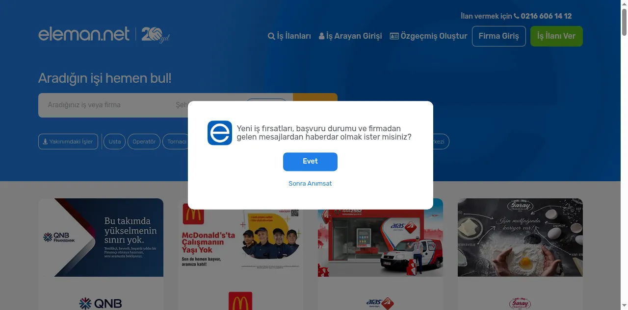 Preview of eleman.net