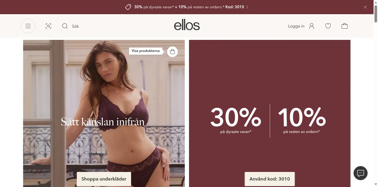 Preview of ellos.se