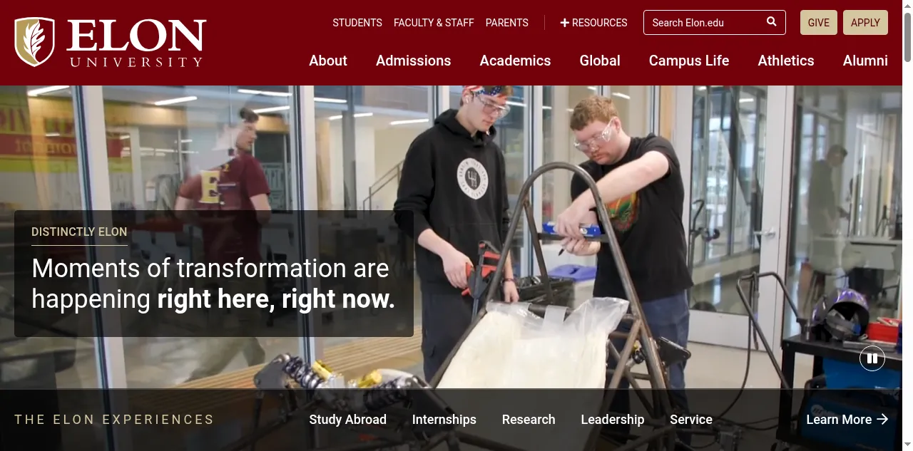 Preview of elon.edu