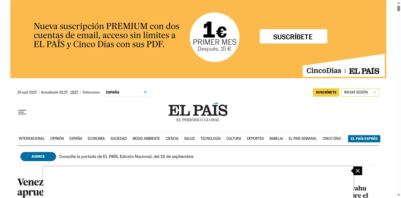 Preview of elpais.com