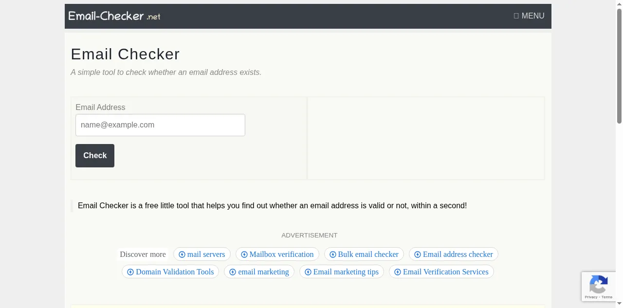 Preview of email-checker.net