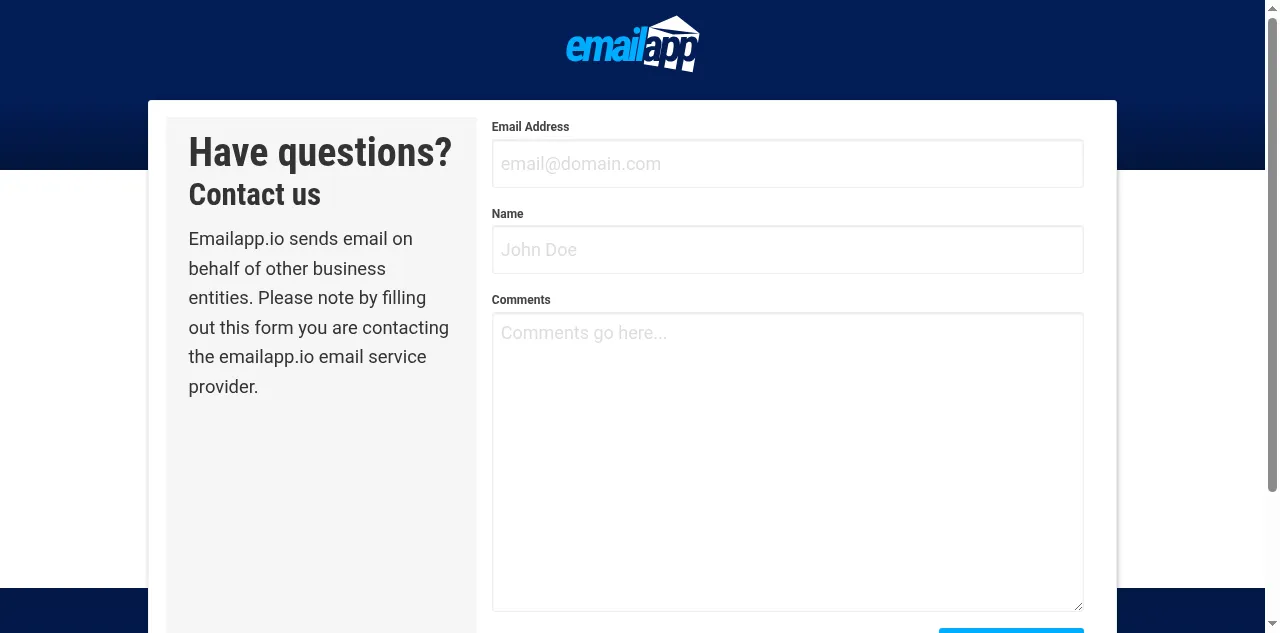 Preview of emailapp.io