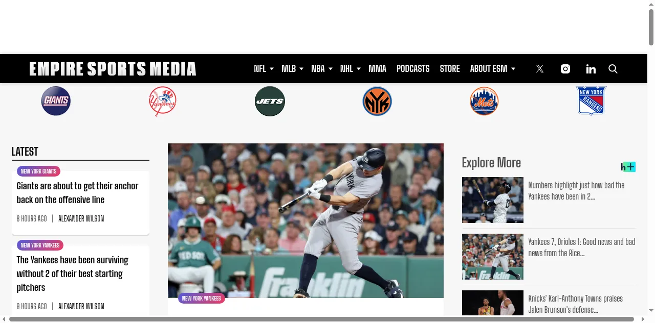 Preview of empiresportsmedia.com