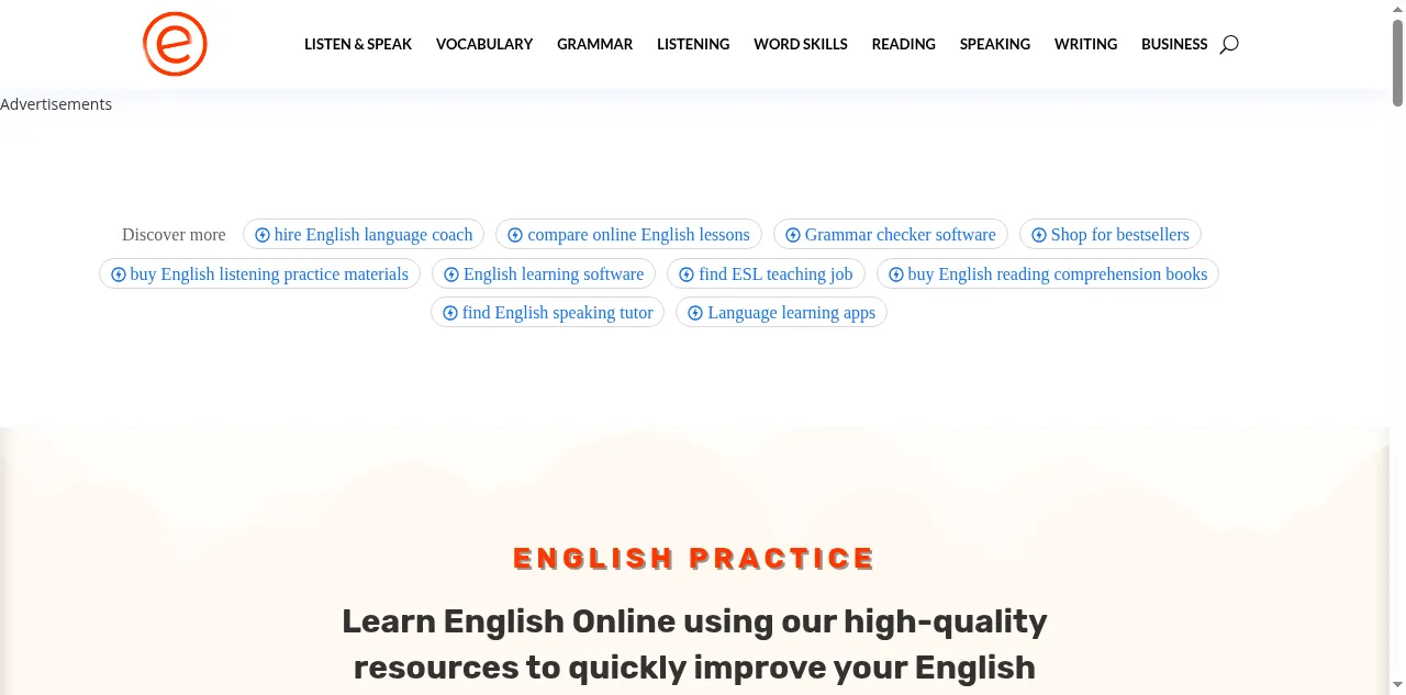 Preview of english-practice.net