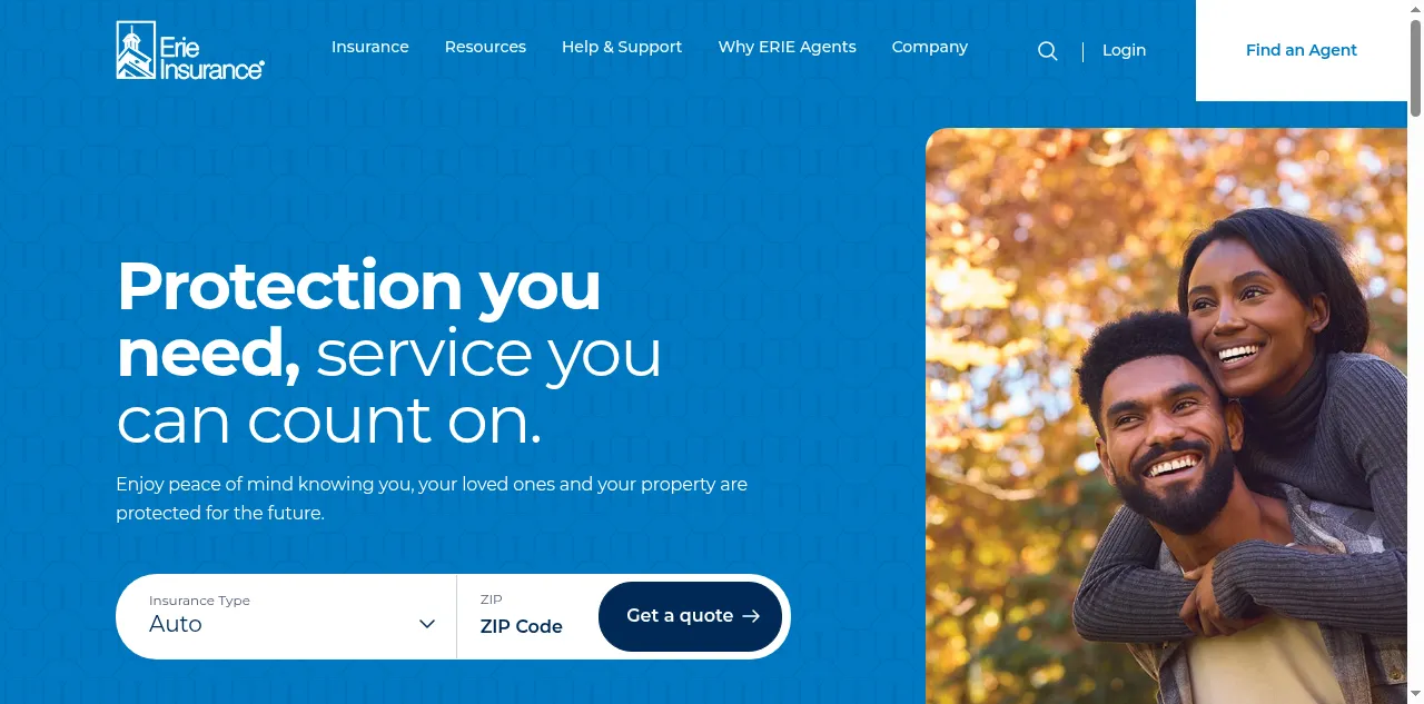 Preview of erieinsurance.com