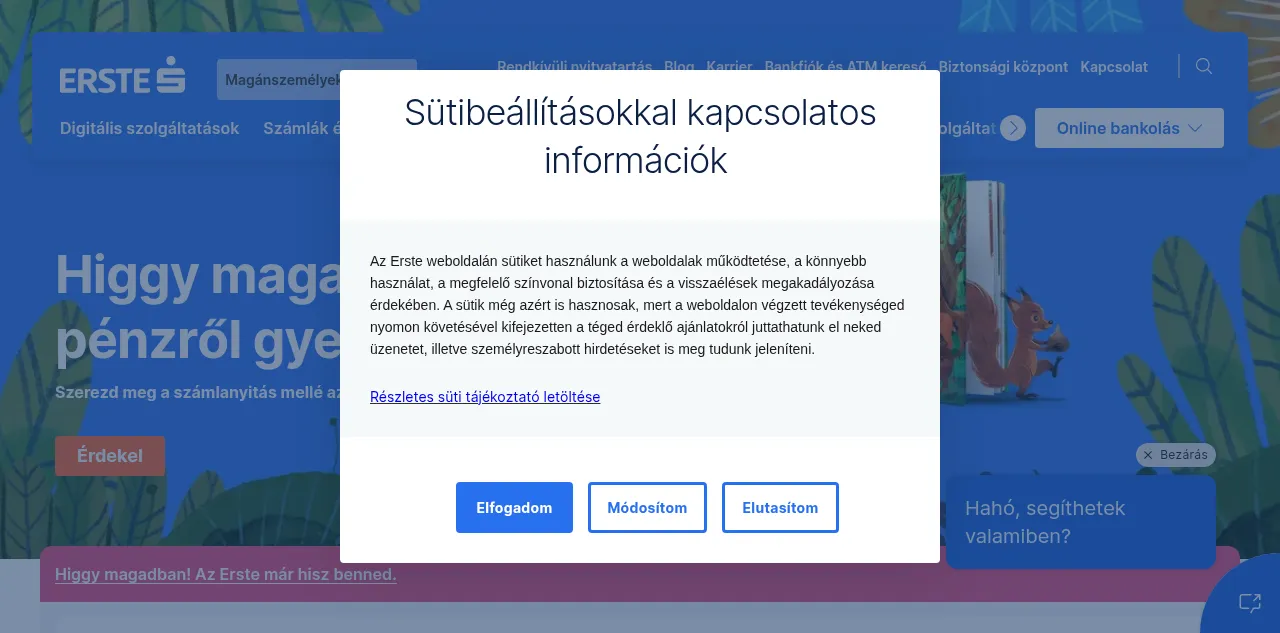 Preview of erstebank.hu