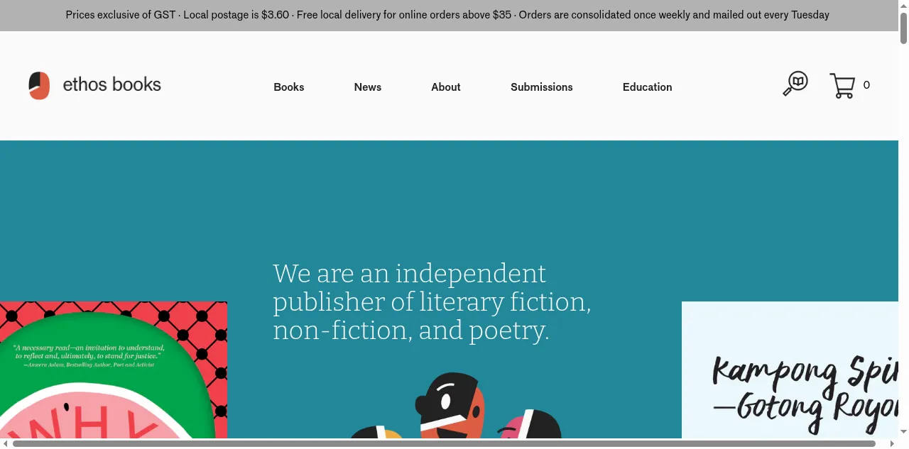 Preview of ethosbooks.com.sg