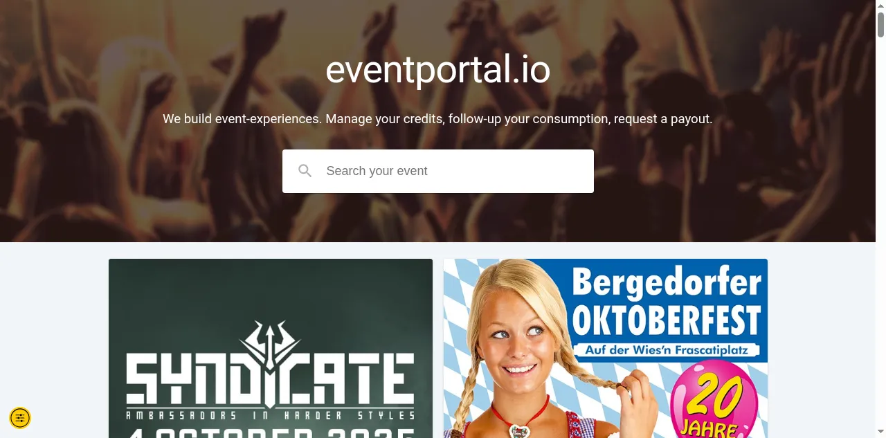 Preview of eventportal.io