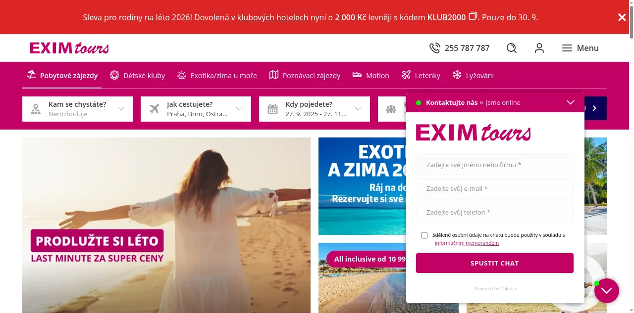 Preview of eximtours.cz