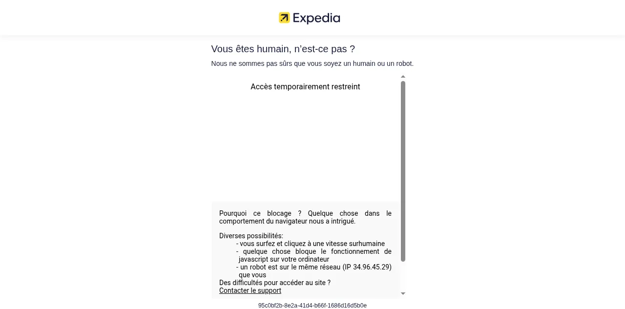 Preview of expedia.fr