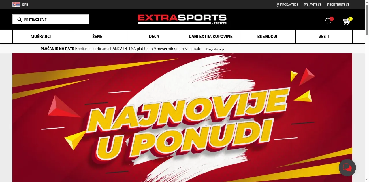Preview of extrasports.com