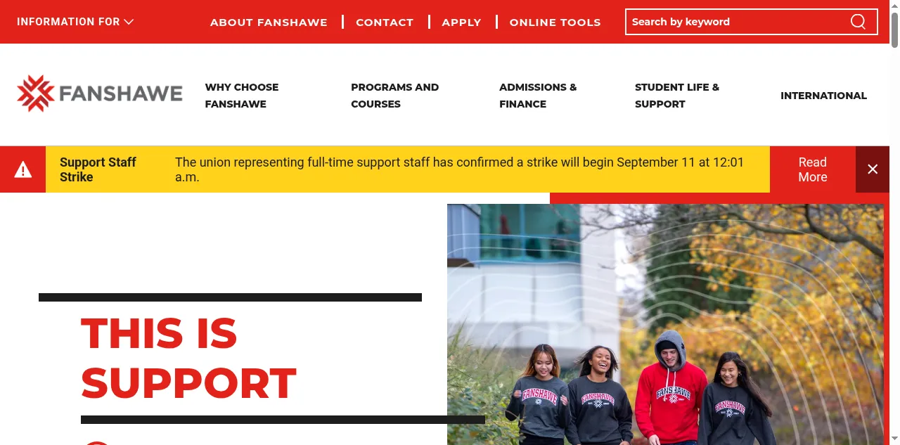 Preview of fanshawec.ca