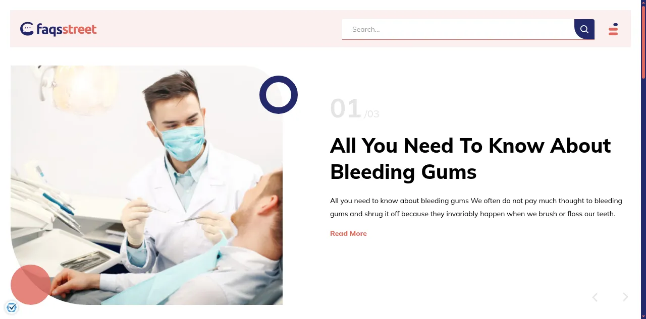 Preview of faqsstreet.com