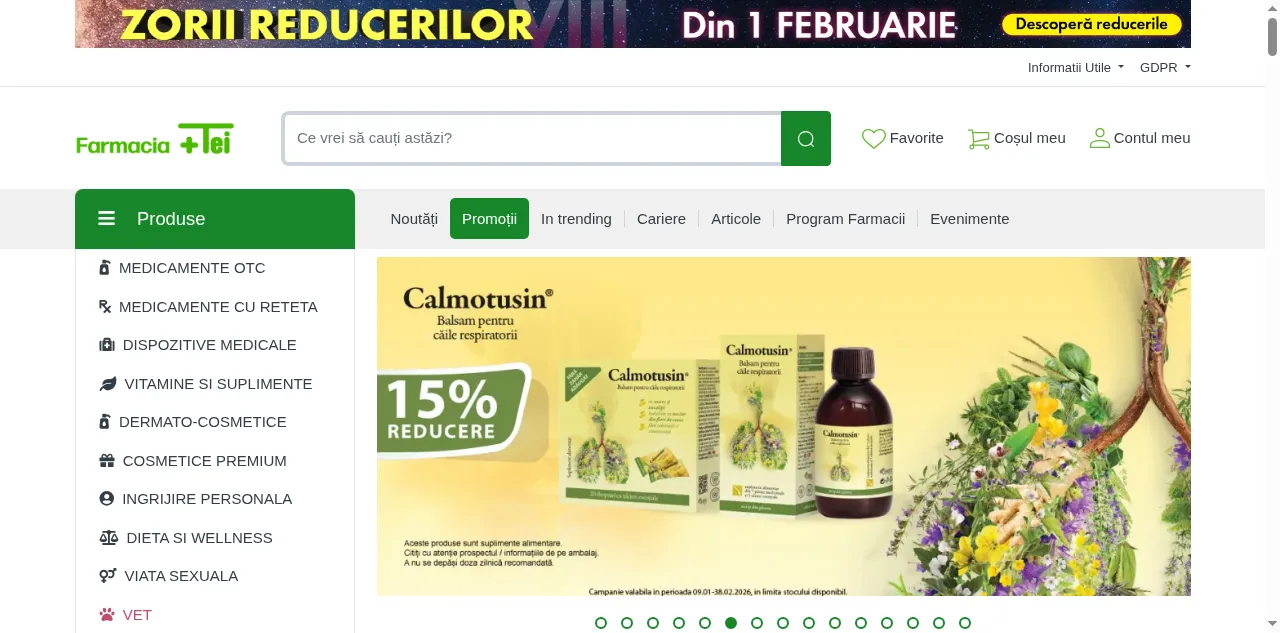 Preview of farmaciatei.ro