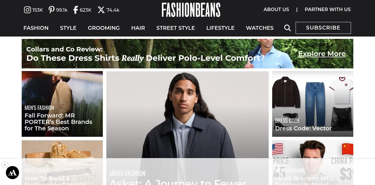 Preview of fashionbeans.com