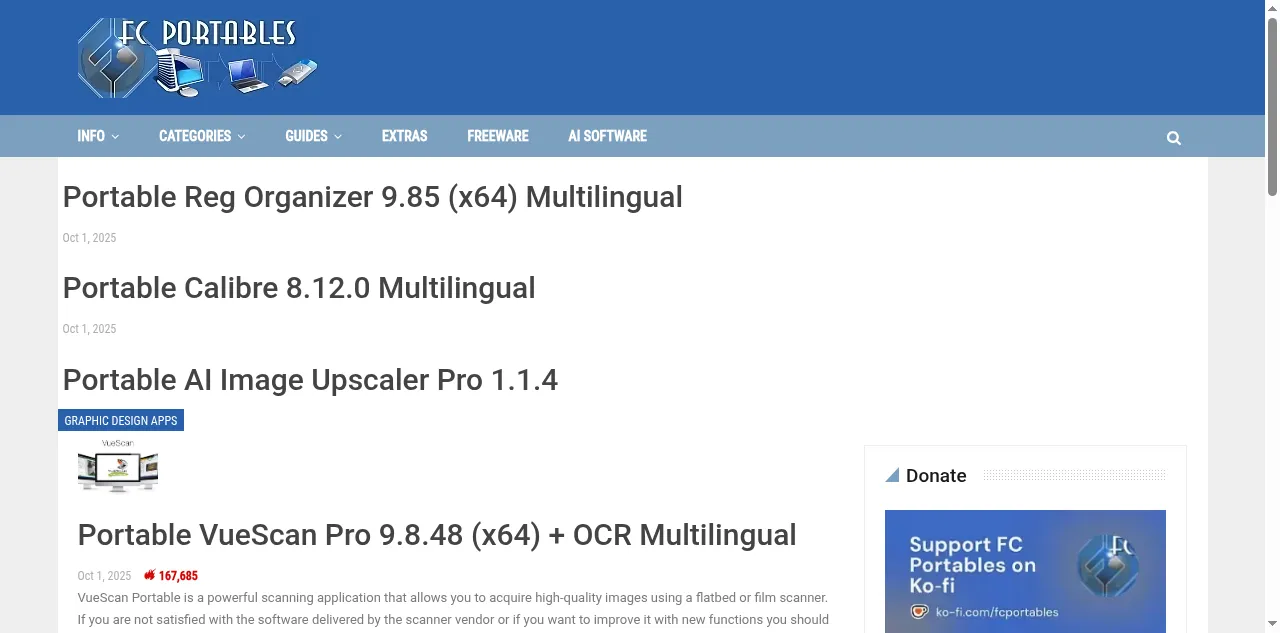 Preview of fcportables.com