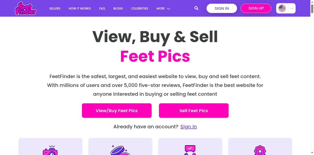 Preview of feetfinder.com
