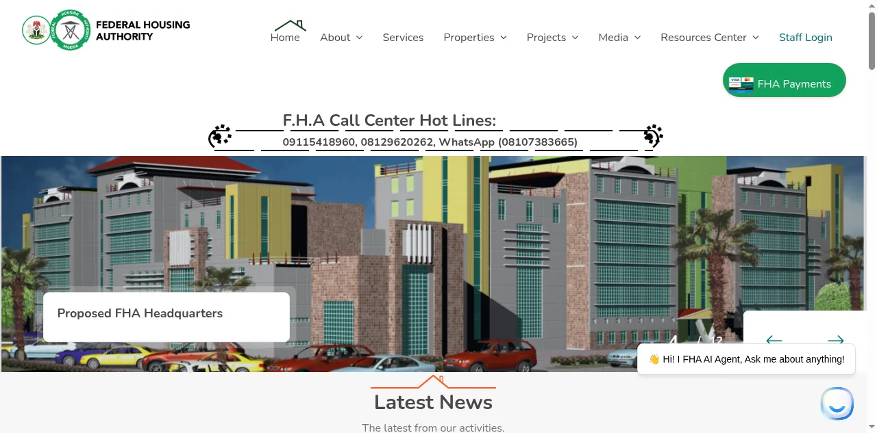 Preview of fha.gov.ng