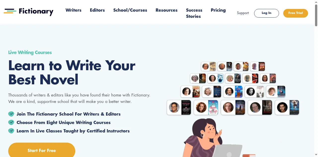 Preview of fictionary.co
