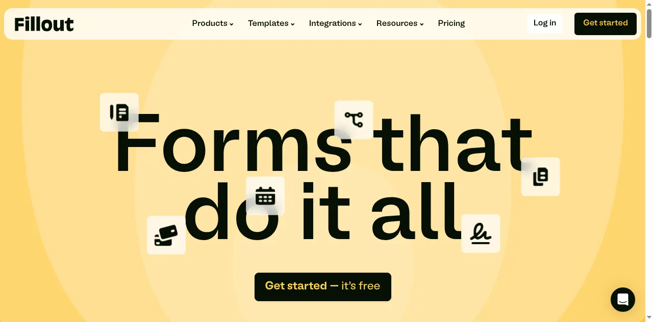 Preview of fillout.com
