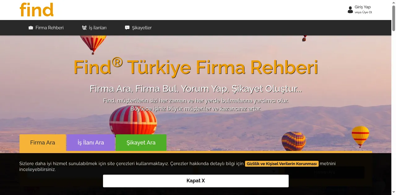 Preview of find.com.tr