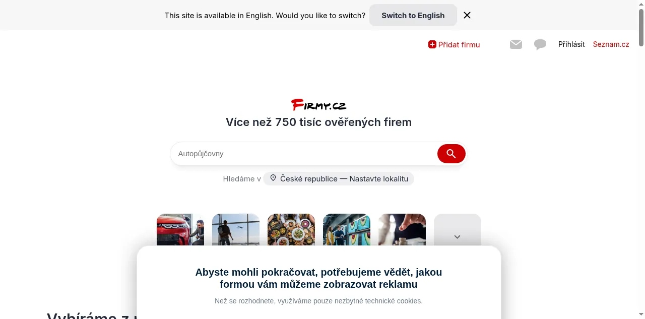 Preview of firmy.cz