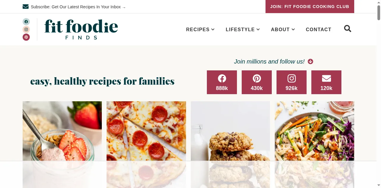 Preview of fitfoodiefinds.com