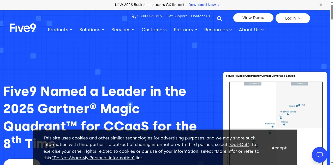 Preview of five9.com