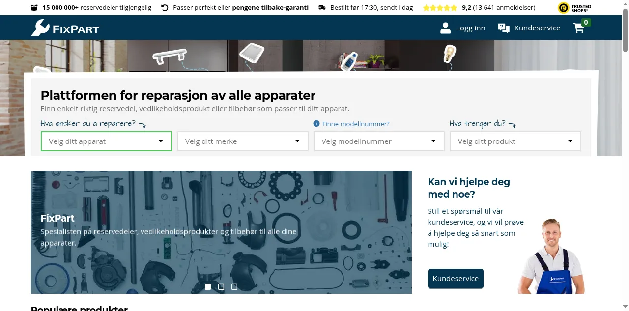 Preview of fixpart.no