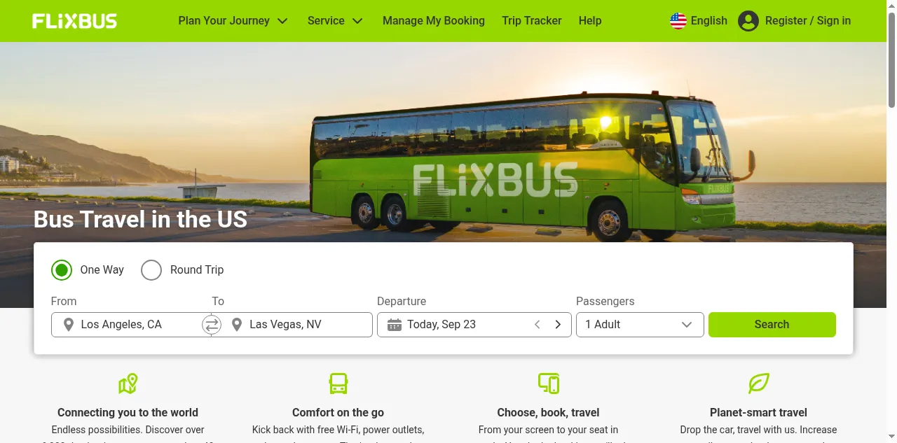 Preview of flixbus.be