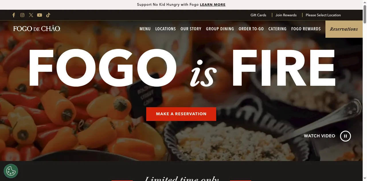 Preview of fogodechao.com