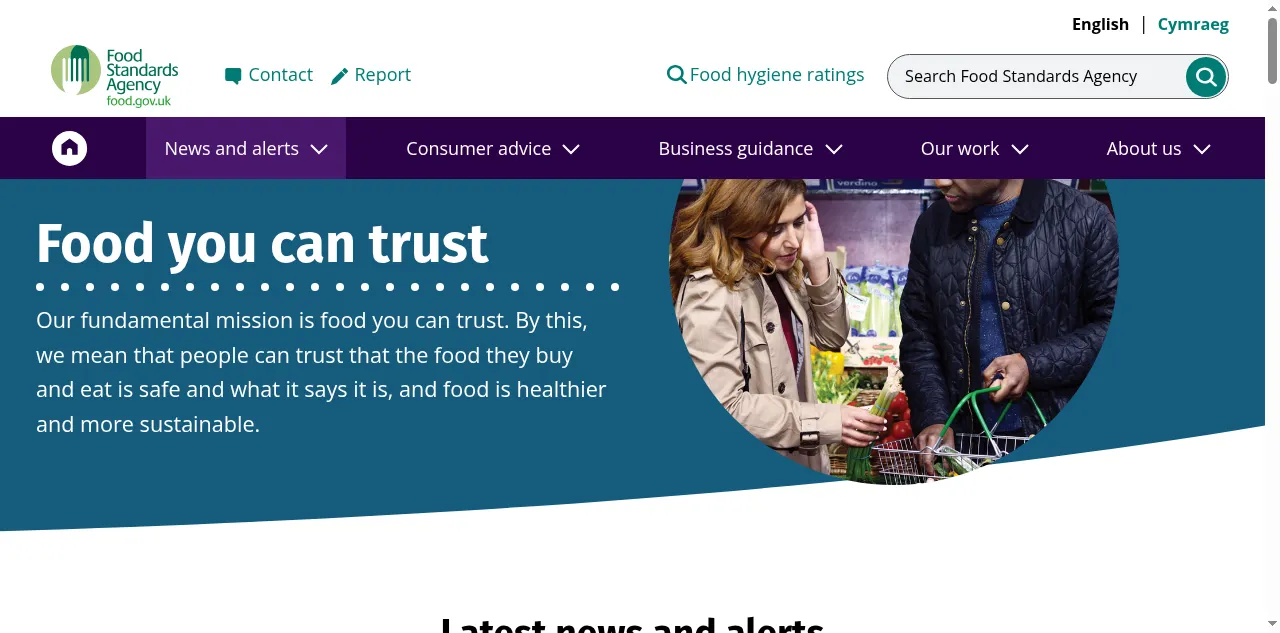 Preview of food.gov.uk
