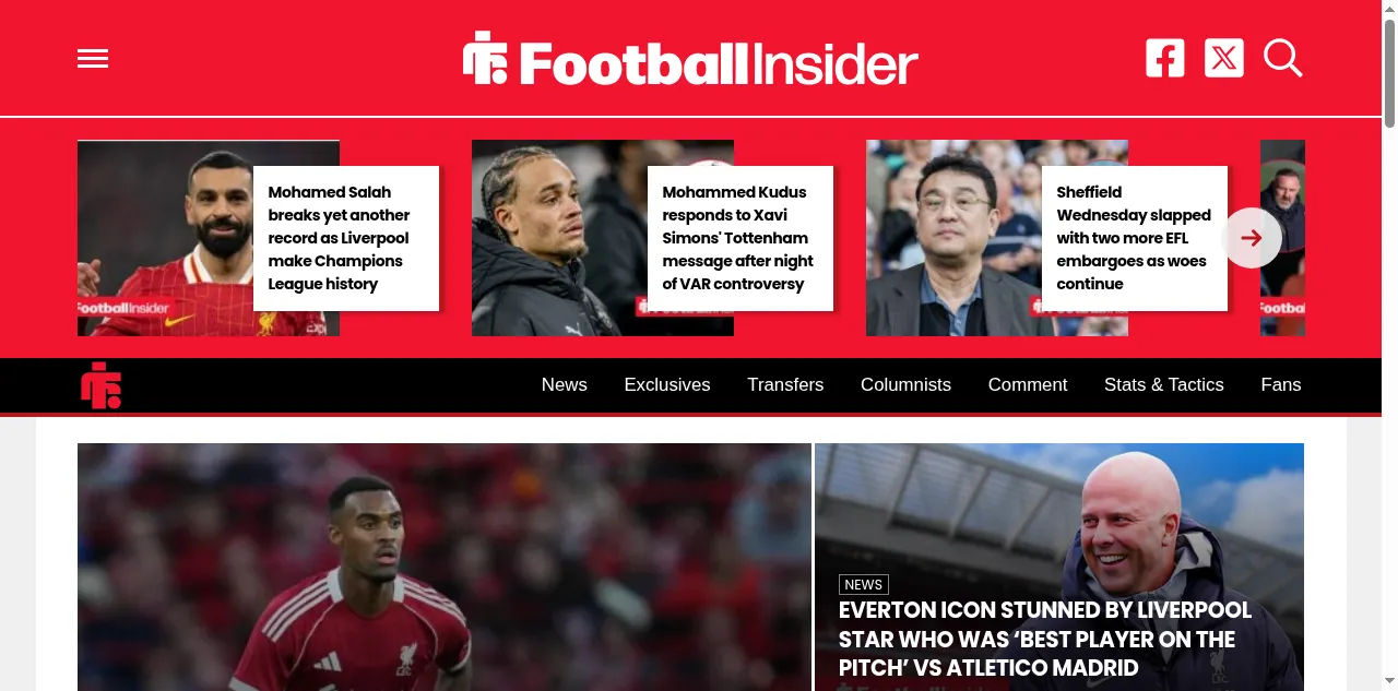 Preview of footballinsider247.com