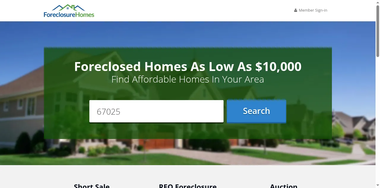Preview of foreclosurehomes.co