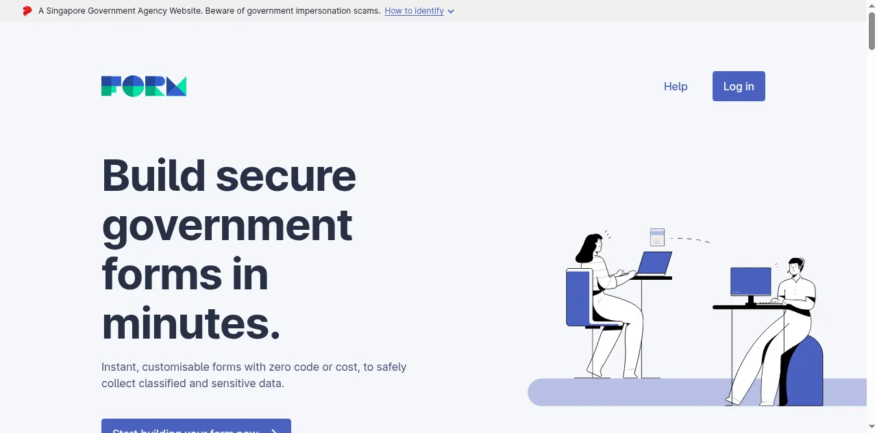 Preview of form.gov.sg