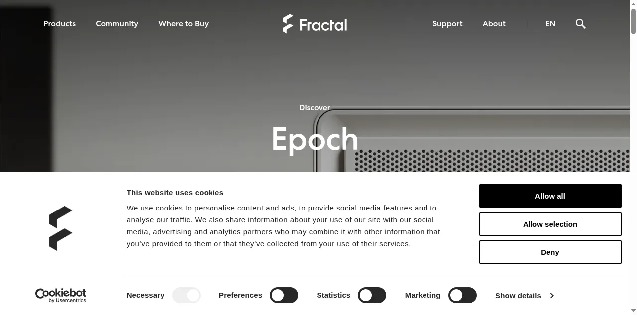 Preview of fractal-design.com