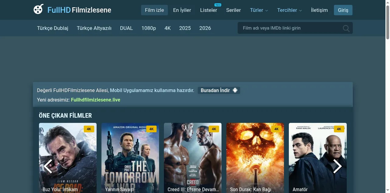 Preview of fullhdfilmizlesene.tv