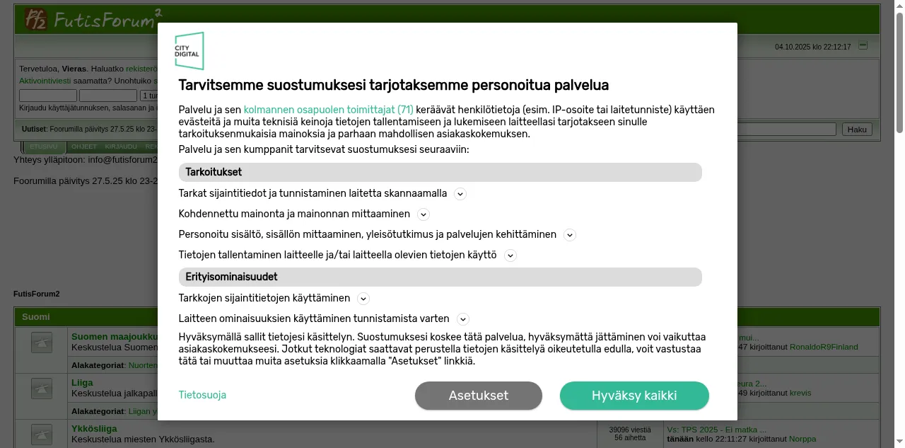 Preview of futisforum2.org