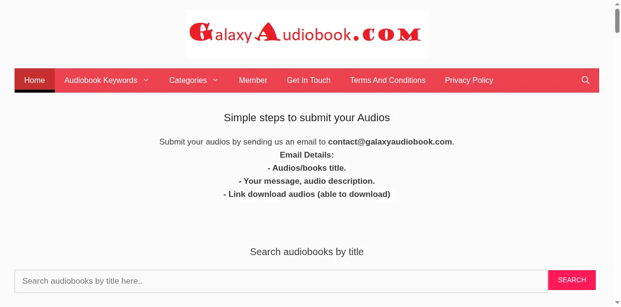 Preview of galaxyaudiobook.com