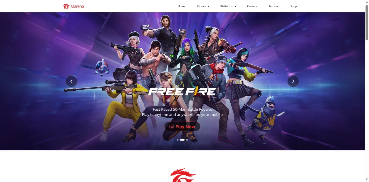 Preview of garena.com