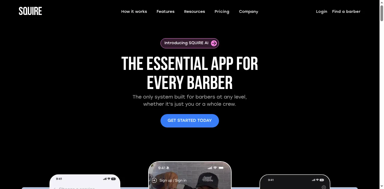 Preview of getsquire.com