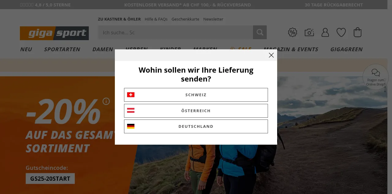 Preview of gigasport.ch